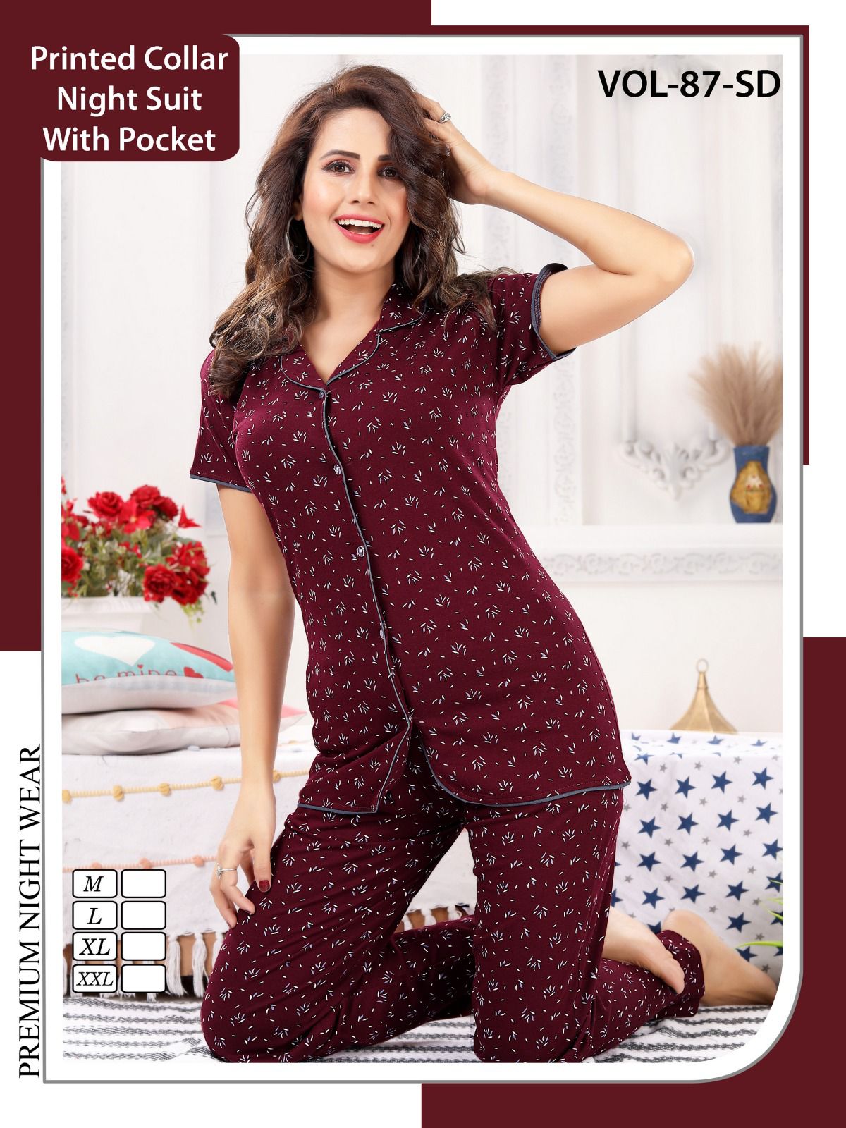 C Ns Vol 87 Sd By Fashion Talk Night Suits Catalog
